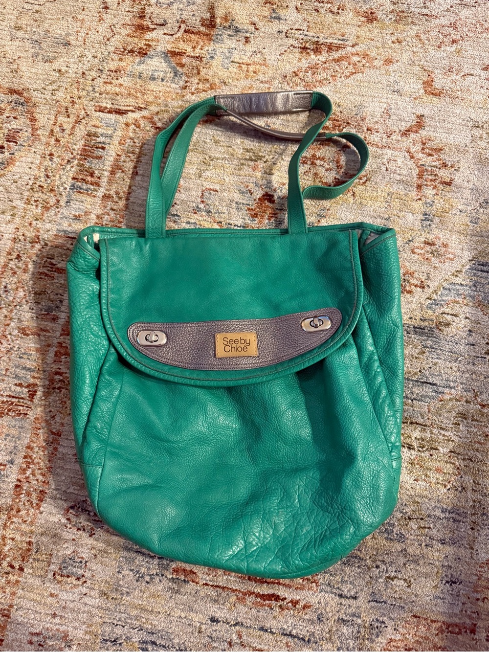 See By Chloe Teal Leather Bag